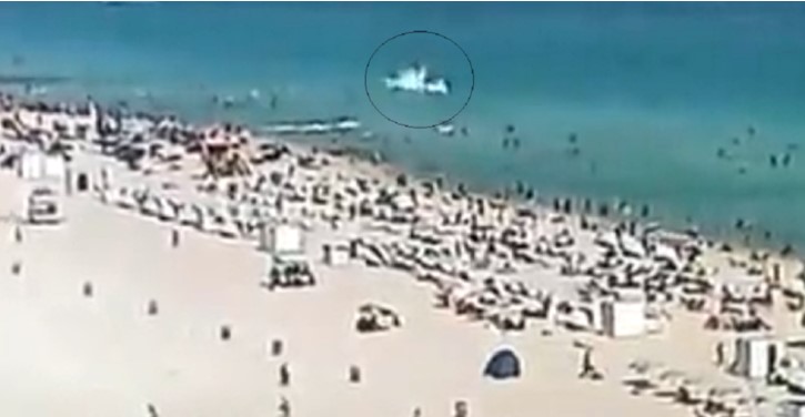 Un helicóptero se estrelló en el océano cerca de Miami Beach