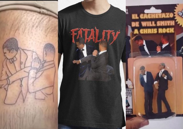 Camisetas, tatuajes y un videojuego: El negocio con la bofetada de Will Smith