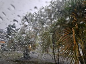 Así luce el ambiente en el Distrito Nacional tras incidencia de vaguada