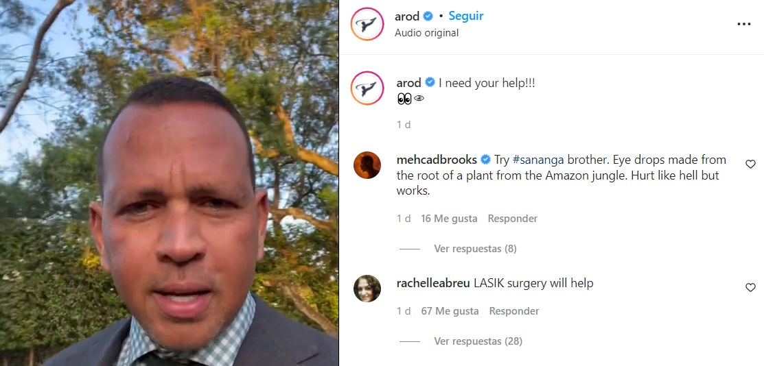 Alex Rodríguez utiliza las redes para hablar de su problema de salud