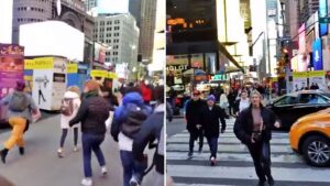 Video: Fuertes explosiones en alcantarillas de Times Square