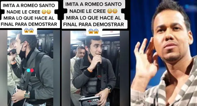 Venezolano canta igual a Romeo Santos, pero no creen que sea su voz y hace lo impensado