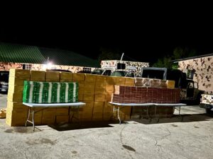 Los cigarrillos estaban divididos en 78 cajas y tres paquetes de la marca Jaisalmer y 35 cajas y 29 paquetes Capital.