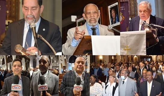 Fue efectuada en la iglesia católica Santa Cruz, ubicada en la avenida Fort Washington con la calle 179 en el Alto Manhattan.