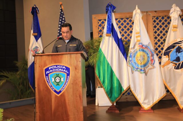 Eduardo Alberto Then, director general de la Policía Nacional,