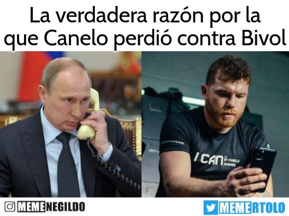 Memes de la pelea de Canelo Álvarez vs Dmitry Bivol 