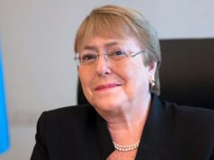 Michelle Bachelet, alta comisionada para los Derechos Humanos de la ONU,