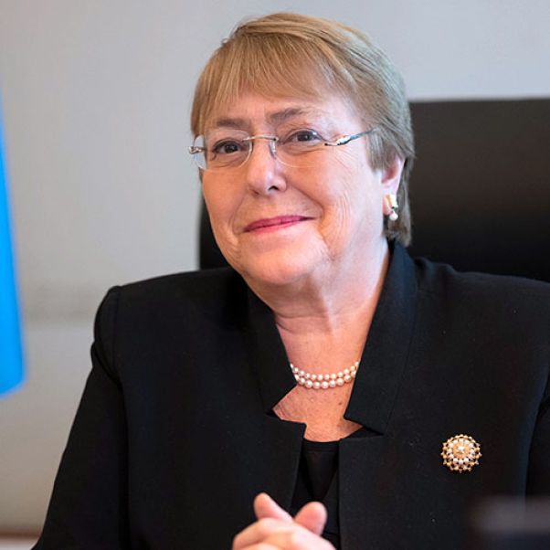 Michelle Bachelet, alta comisionada para los Derechos Humanos de la ONU,