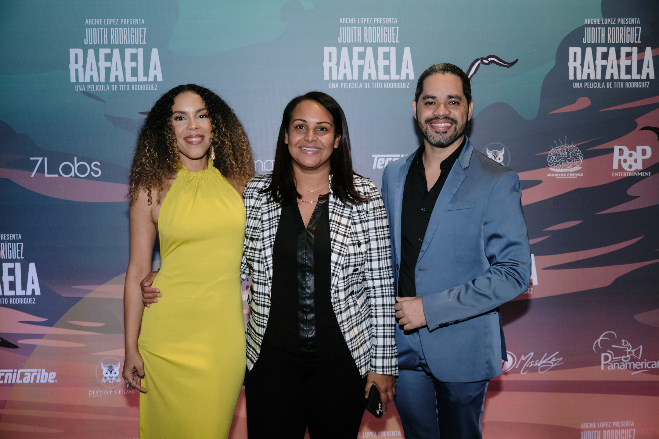 En la foto: Judith Rodríguez, Zumaya Cordero y Danilo Reynoso