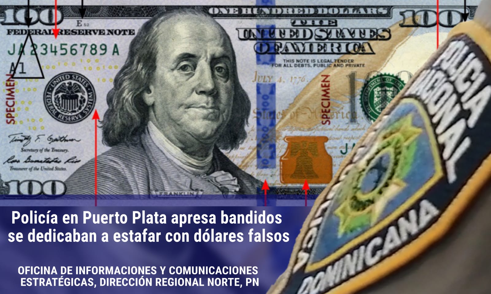 Apresan personas se dedicaban a estafar con dólares falsos