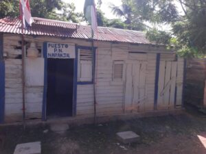Preocupa estado de casa donde opera cuartel PN en comunidad Barahona