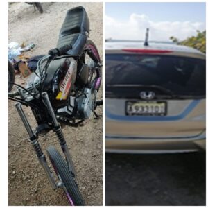 PN recupera vehículo y motocicleta que habían sido robados